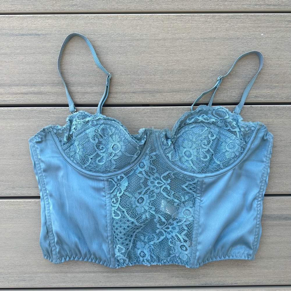 Urban Outfitters Blue Corset
